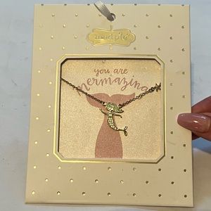 Mud Pie Mermaid Necklace “You are mermazing”